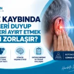 İşitme kaybında kelime ayırt etme ve konuşma odyometrisini anlatan görsel