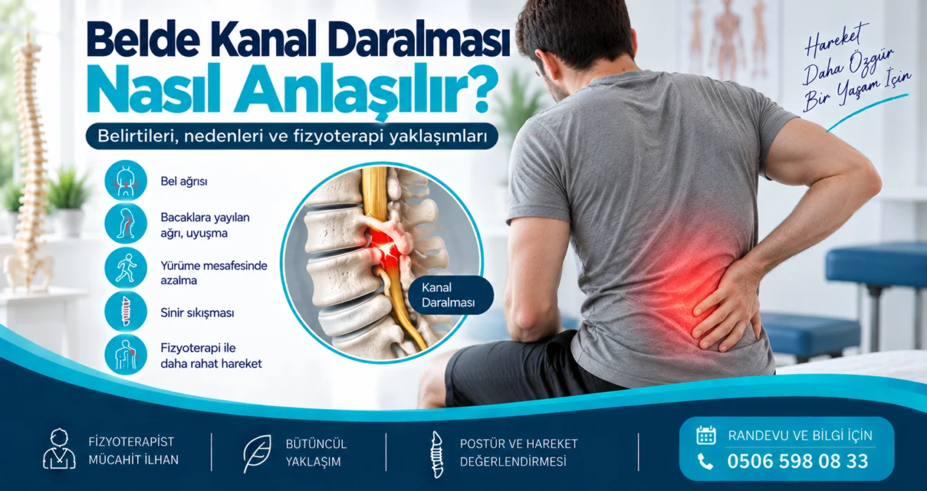 Belde Kanal Daralması Nasıl Anlaşılır? için anatomik görsel ve fizyoterapi değerlendirmesi