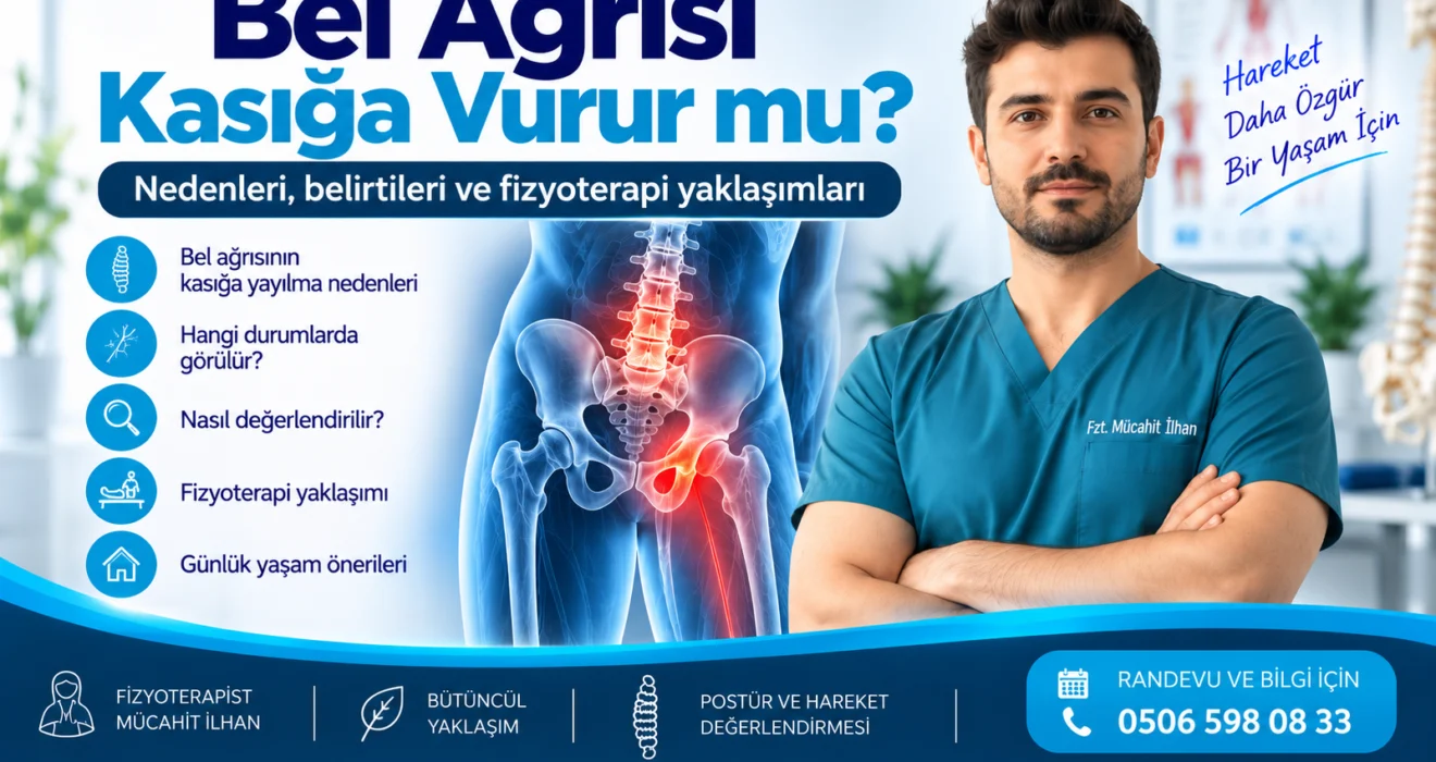 Bel Ağrısı Kasığa Vurur mu? – fizyoterapi ve anatomik değerlendirme görseli
