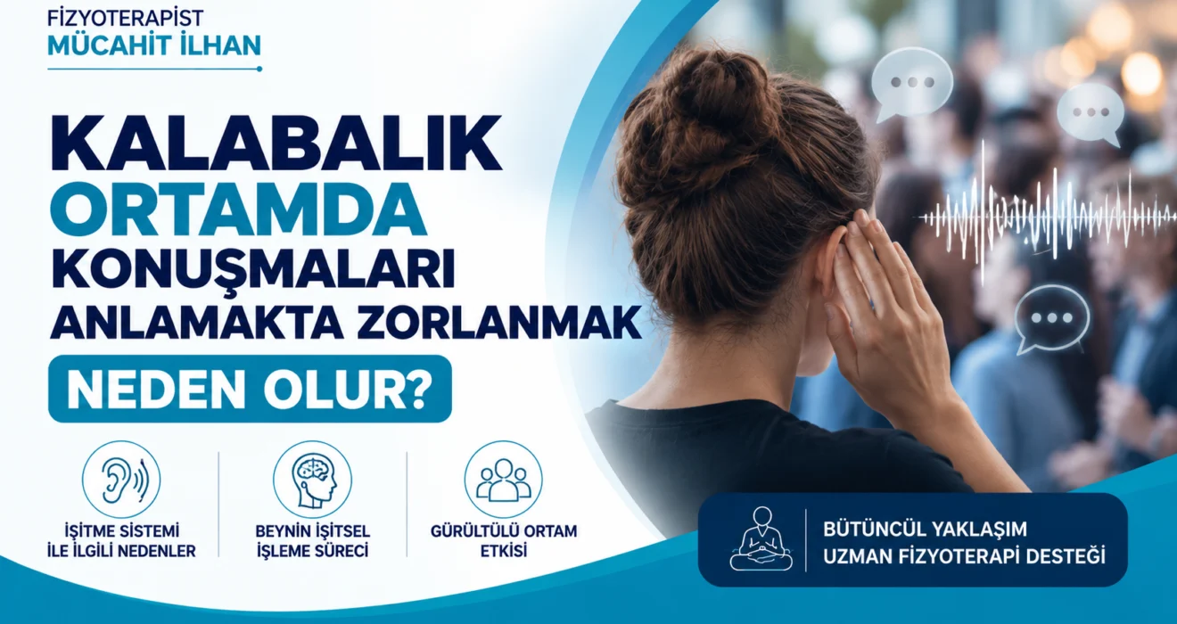 kalabalık ortamda konuşmaları anlamakta zorlanmak neden olur