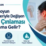 Baş ve boyun hareketleriyle değişen kulak çınlaması ve servikal bölge ilişkisini gösteren medikal görsel